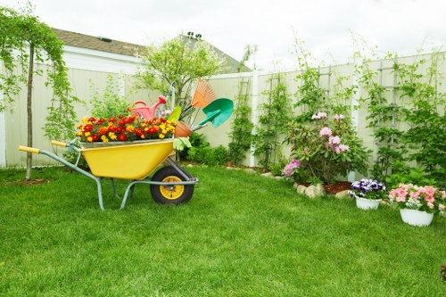 Local gardening specialists working on a Redbridge garden